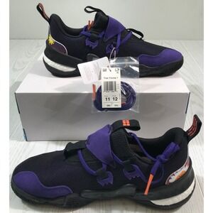 Adidas Trae Young 1 Basketball Shoes Mens Size 11 Black Team College Purple New